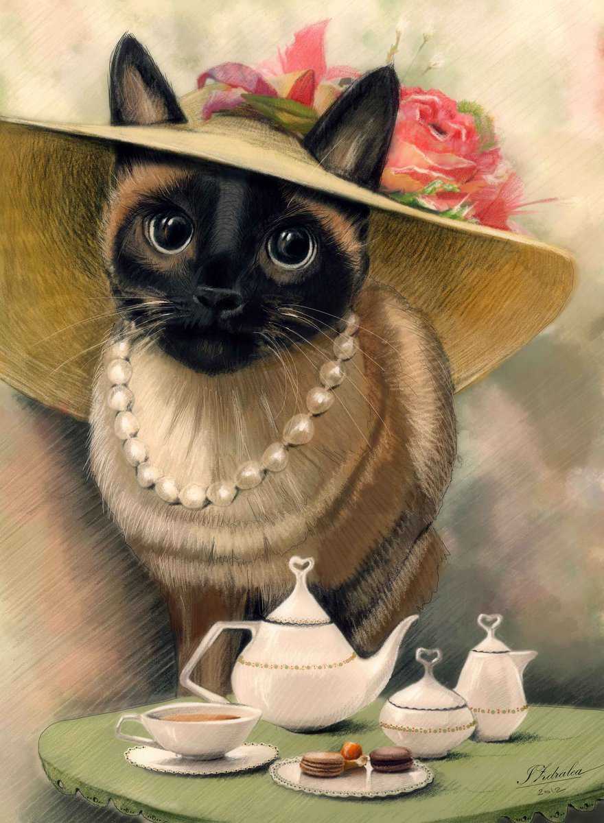 lady-cat-digital-painting